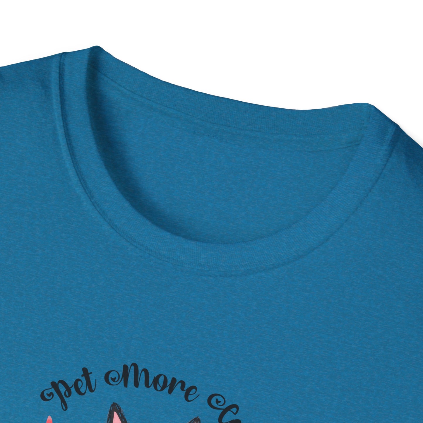 Pet More Cats Give Less F*cks Unisex T-Shirt