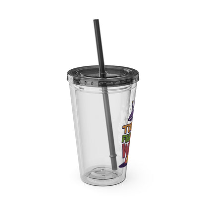Too Gay for This World 16oz. Insulated Tumbler with Straw