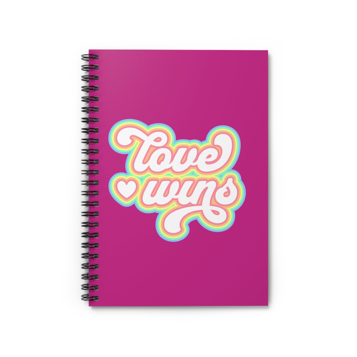 Love Wins Spiral Journal Notebook