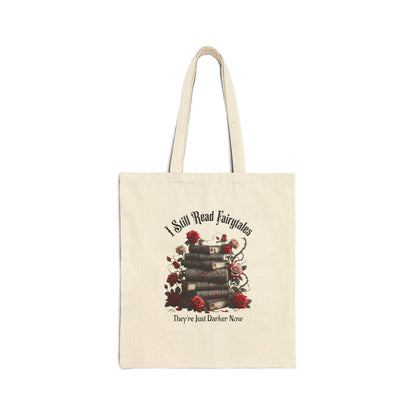 Dark Fairytale Cotton Canvas Tote Bag