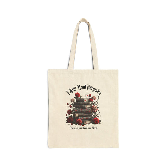 Dark Fairytale Cotton Canvas Tote Bag