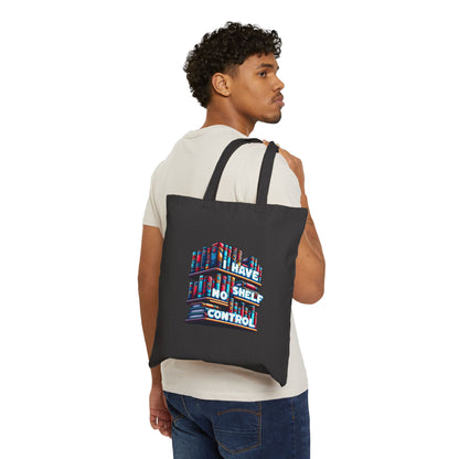 No Shelf Control Cotton Canvas Tote Bag