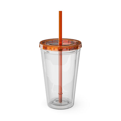 Chicken Mama 16oz Insulated Tumbler with Straw