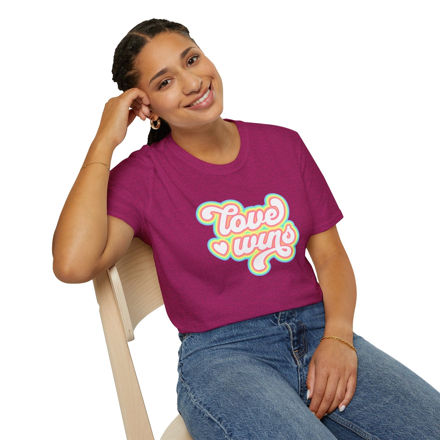Love Wins Unisex Graphic T-Shirt