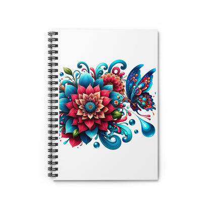Floral Drops Spiral Notebook Journal