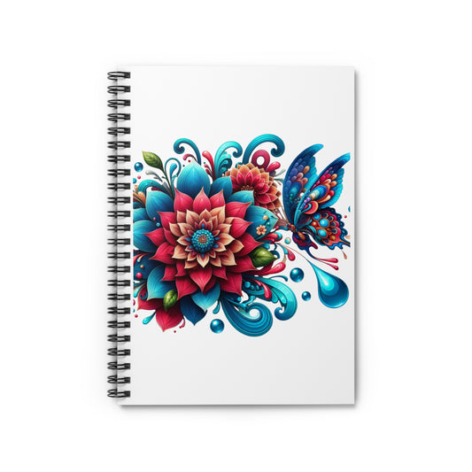 Floral Drops Spiral Notebook Journal