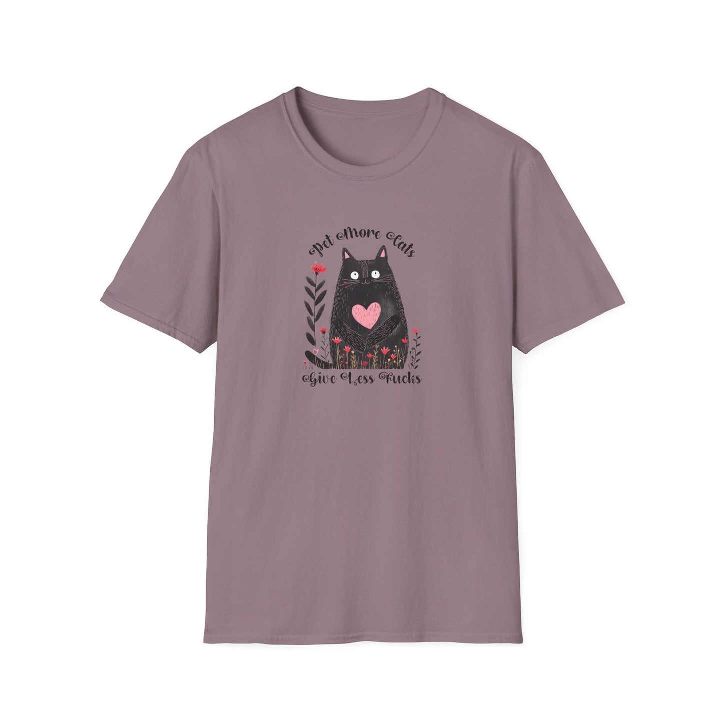 Pet More Cats Give Less F*cks Unisex T-Shirt