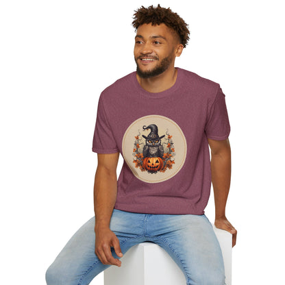 Halloween Owl Unisex Graphic T-Shirt