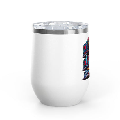 No Shelf Control 12oz Insulated Wine Tumbler