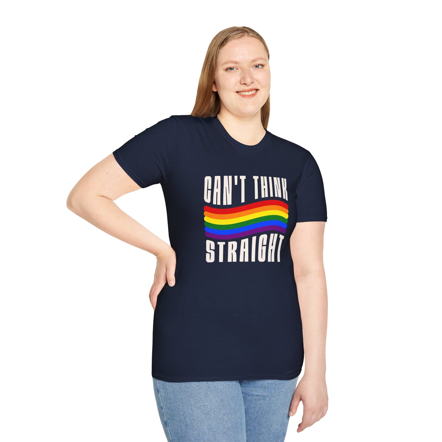 Can't Think Straight Unisex Graphic T-Shirt