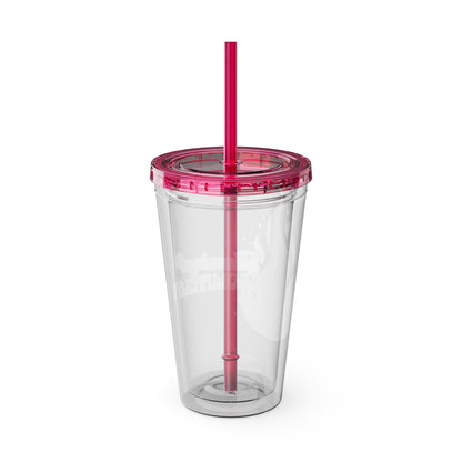 Flaming Pride 16oz Insulated Tumbler with Straw
