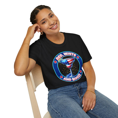 Red, White and Booze Unisex Graphic T-Shirt