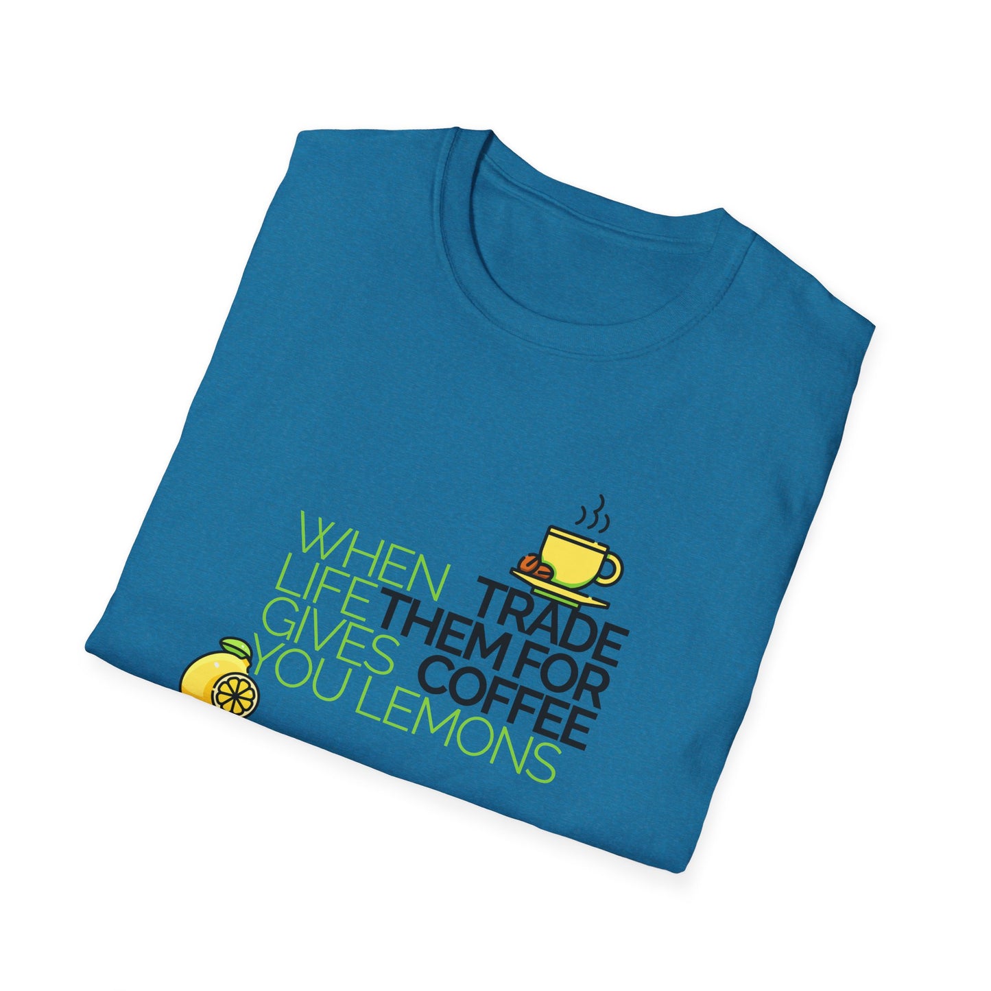 Trade Lemons for Coffee Unisex Graphic T-Shirt