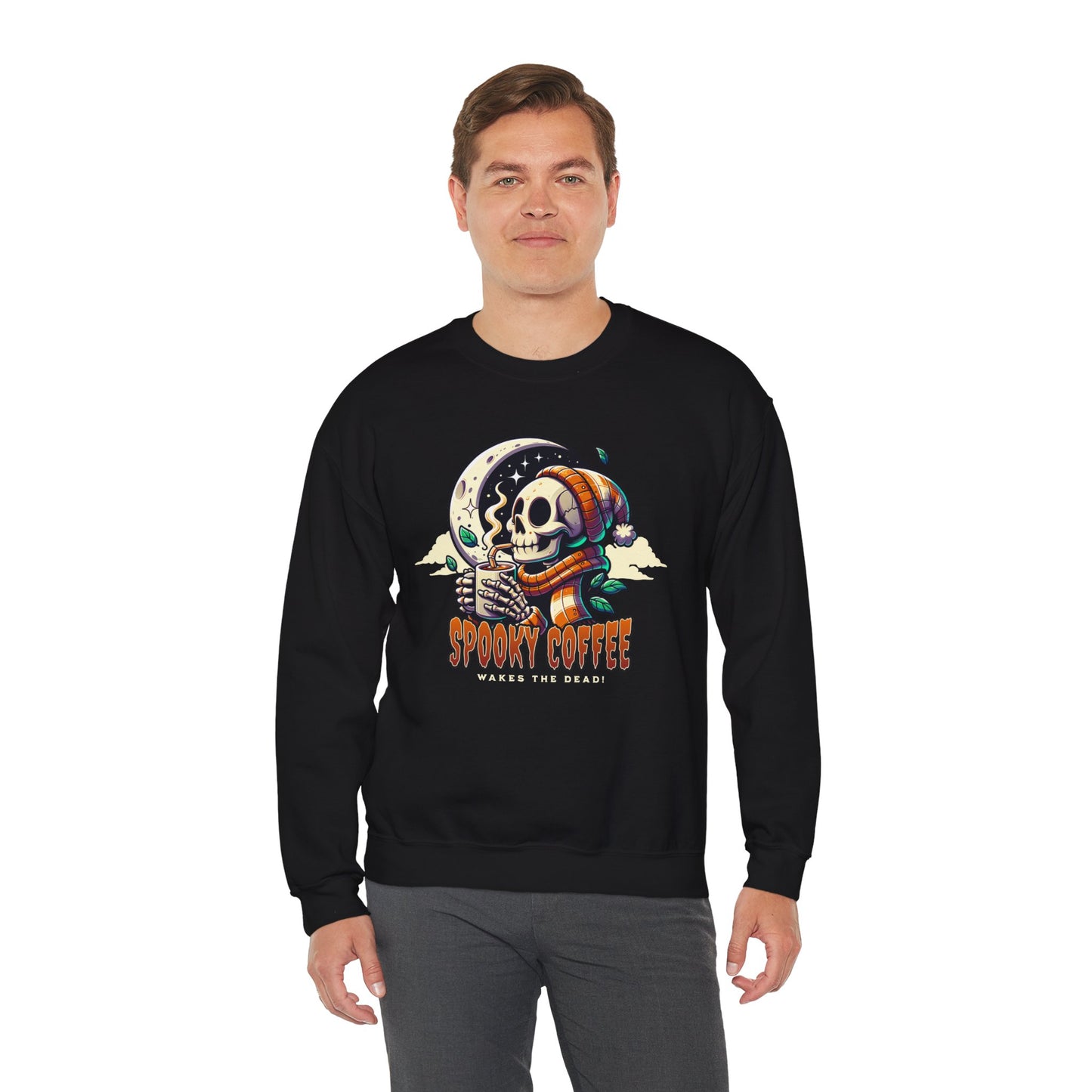 Spooky Coffee Crewneck Sweatshirt
