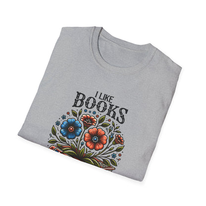 Books More Than People Unisex Graphic T-Shirt