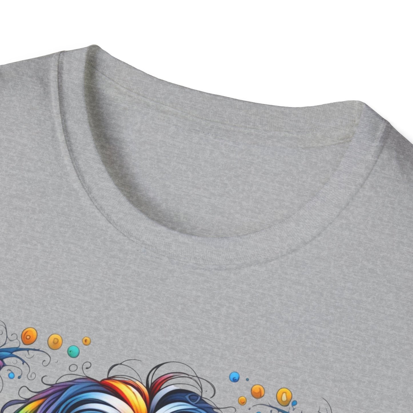 Colorful Shih Tzu Unisex Graphic T-Shirt