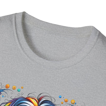 Colorful Shih Tzu Unisex Graphic T-Shirt