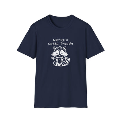 Namaste Outta Trouble Unisex Graphic T-Shirt