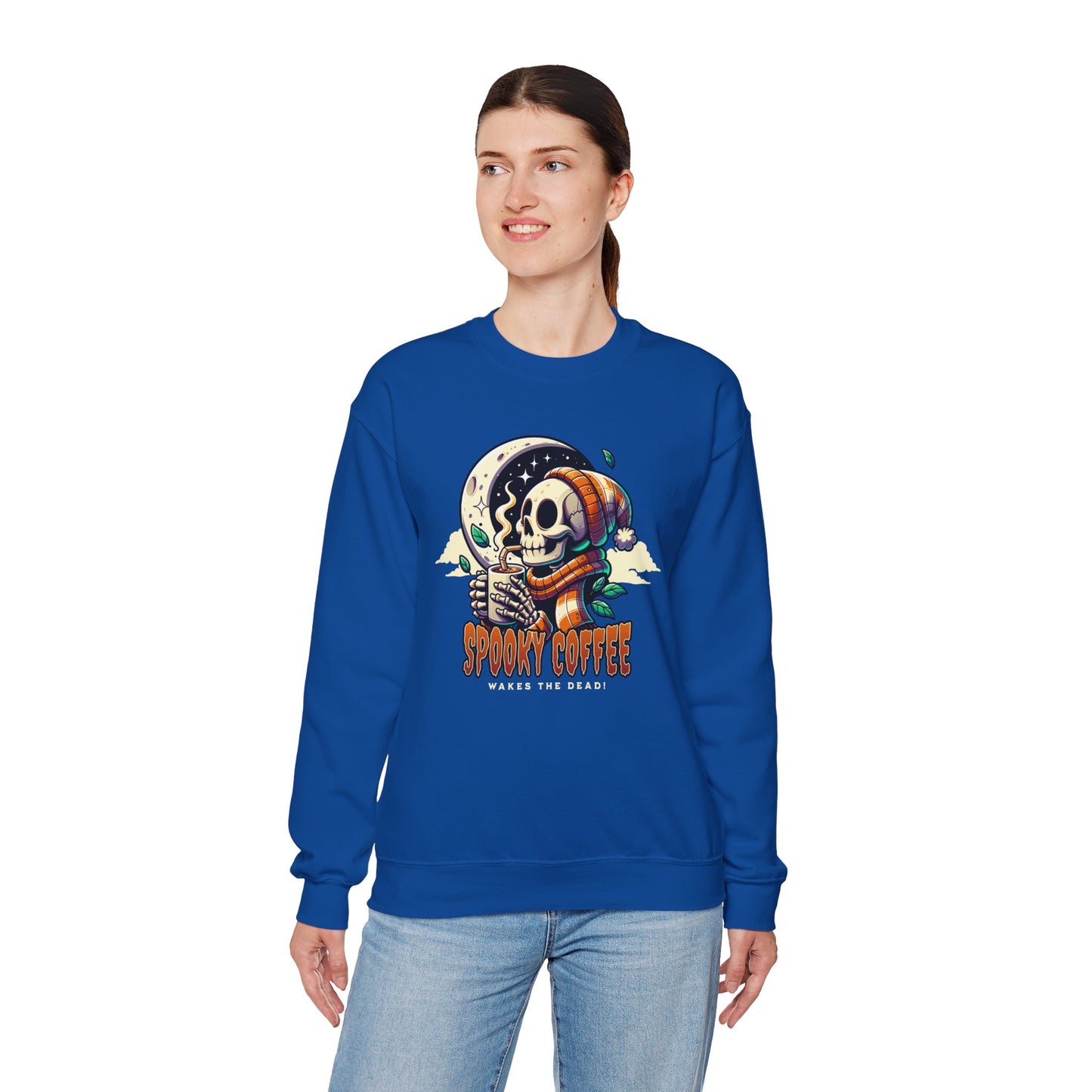 Spooky Coffee Crewneck Sweatshirt