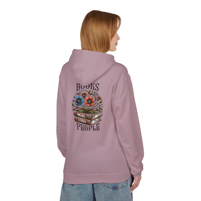 Books More Than People Unisex Hooded Sweatshirt