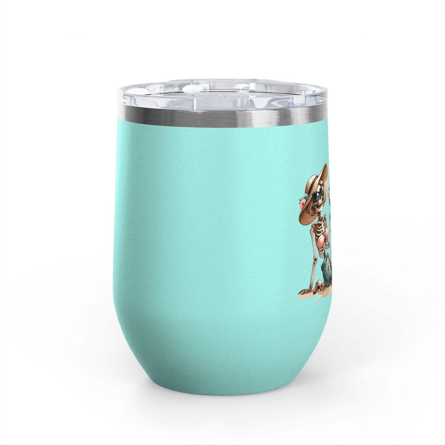 Pick Something Fun Skeleton 12oz Insulated Wine Cup