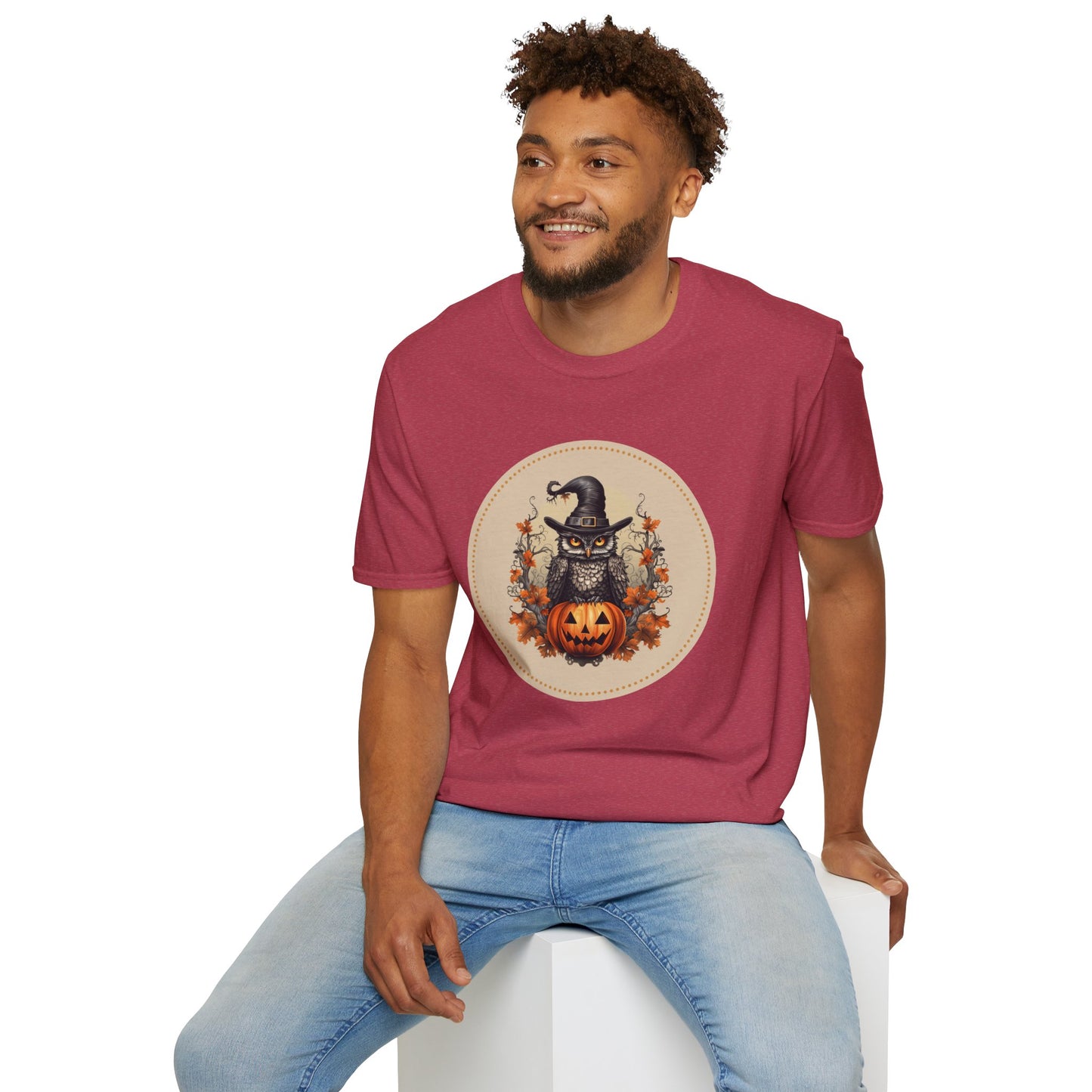 Halloween Owl Unisex Graphic T-Shirt