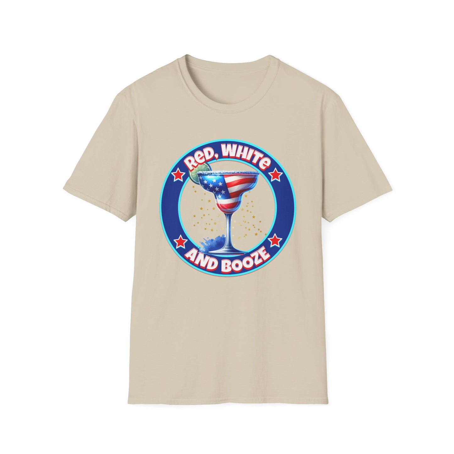 Red, White and Booze Unisex Graphic T-Shirt