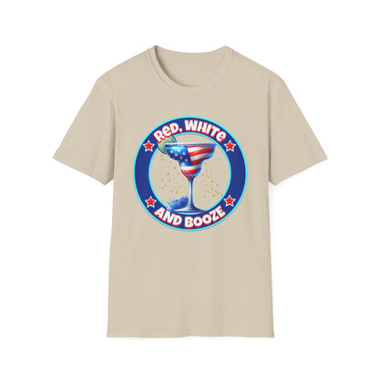 Red, White and Booze Unisex Graphic T-Shirt