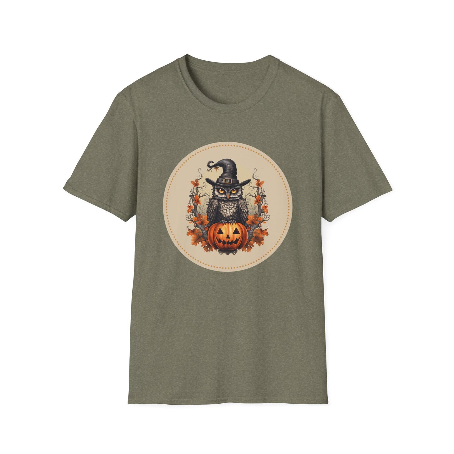 Halloween Owl Unisex Graphic T-Shirt