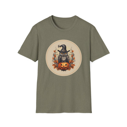 Halloween Owl Unisex Graphic T-Shirt