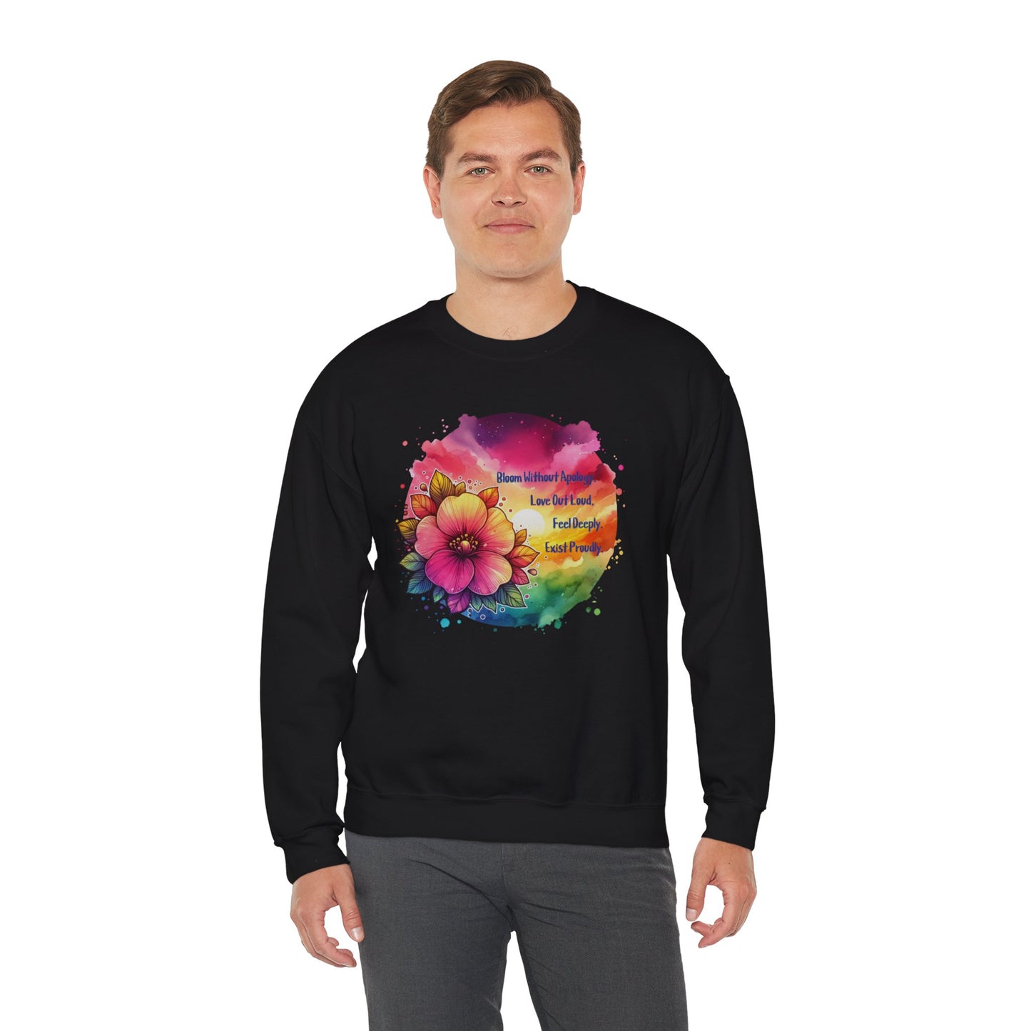 Bloom Without Apology Unisex Crewneck Sweatshirt