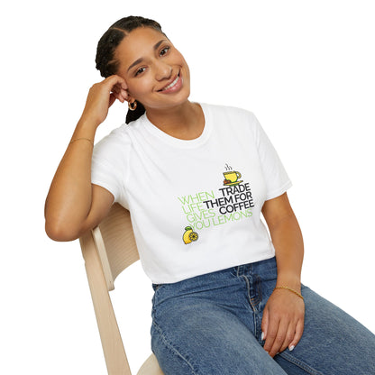 Trade Lemons for Coffee Unisex Graphic T-Shirt