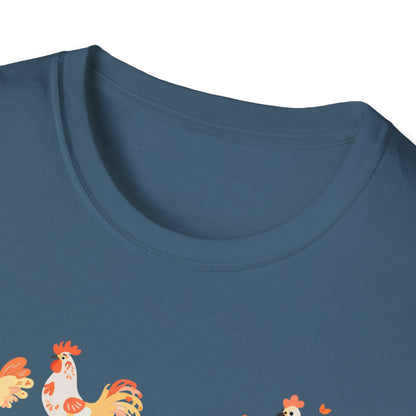 It's Not Hoarding If It's Chickens Unisex Graphic T-Shirt