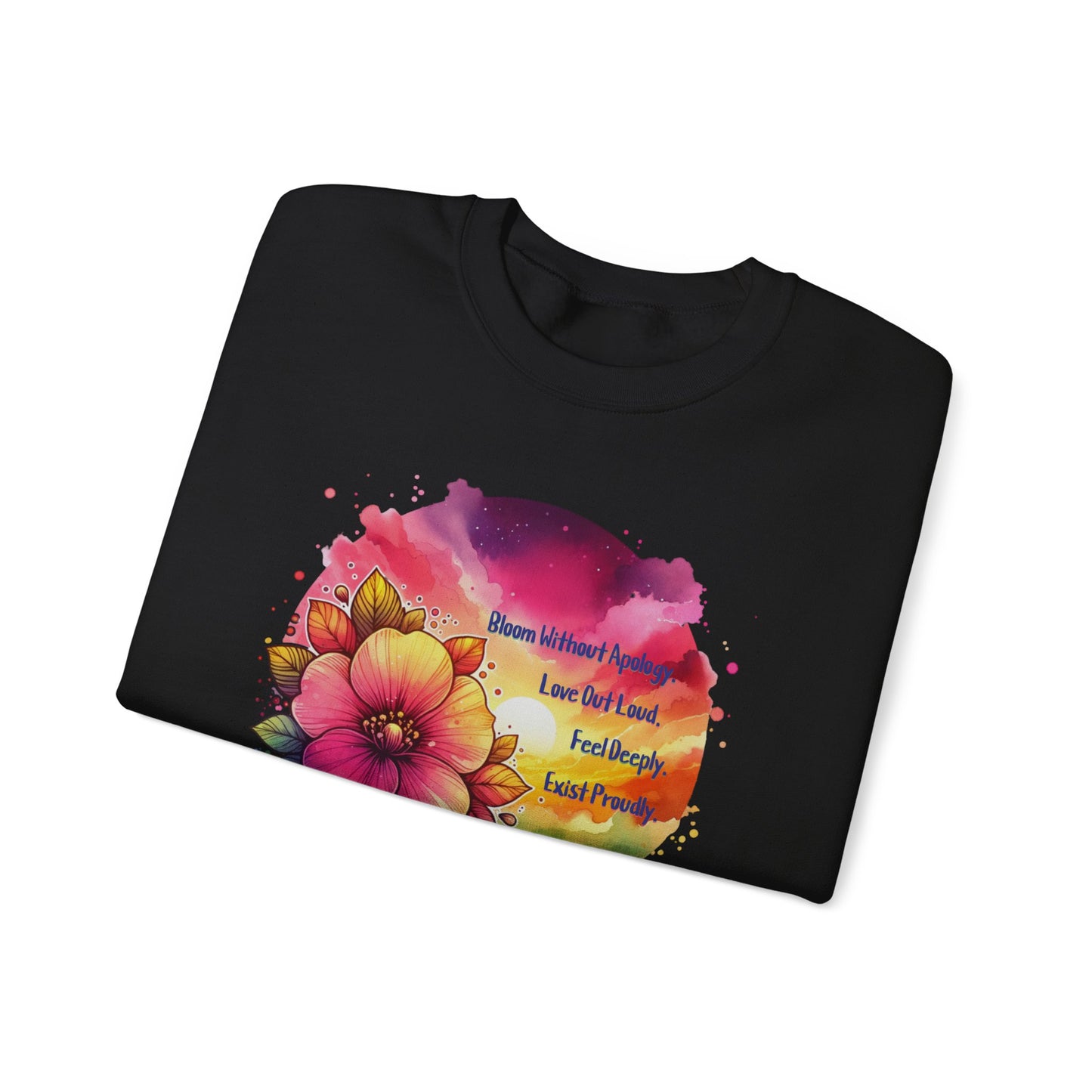 Bloom Without Apology Unisex Crewneck Sweatshirt