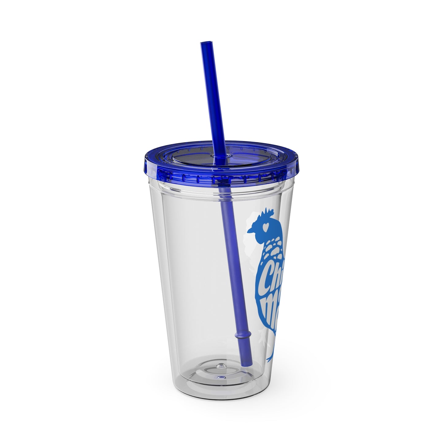 Chicken Mama 16oz Insulated Tumbler with Straw