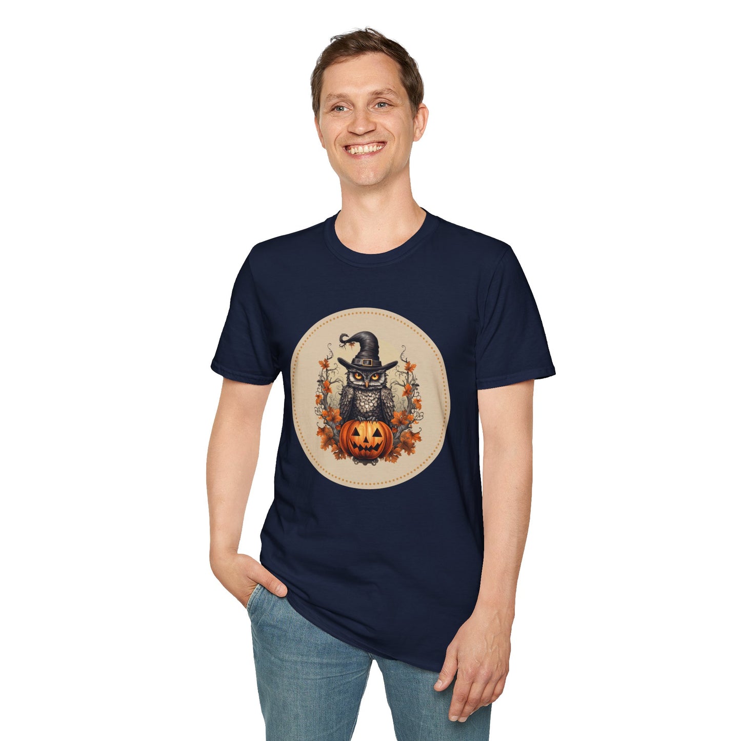 Halloween Owl Unisex Graphic T-Shirt