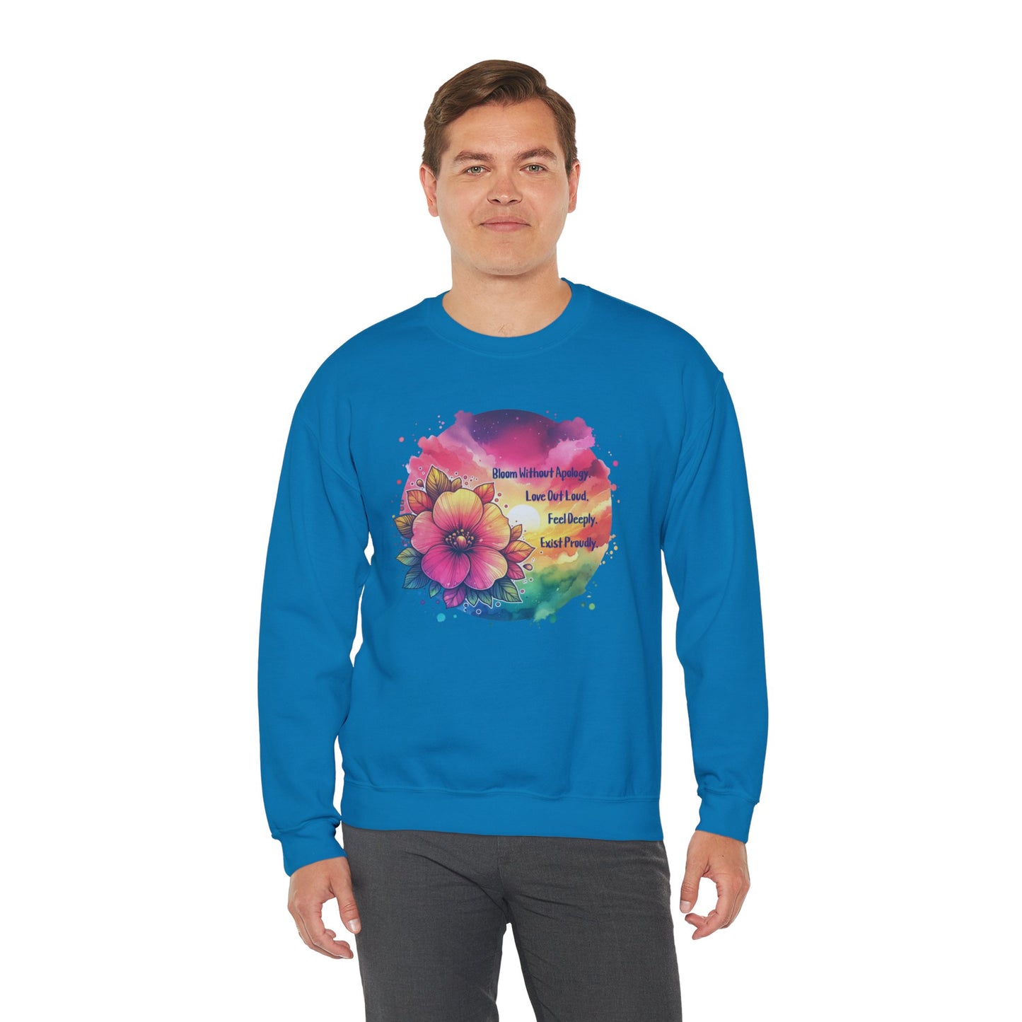 Bloom Without Apology Unisex Crewneck Sweatshirt