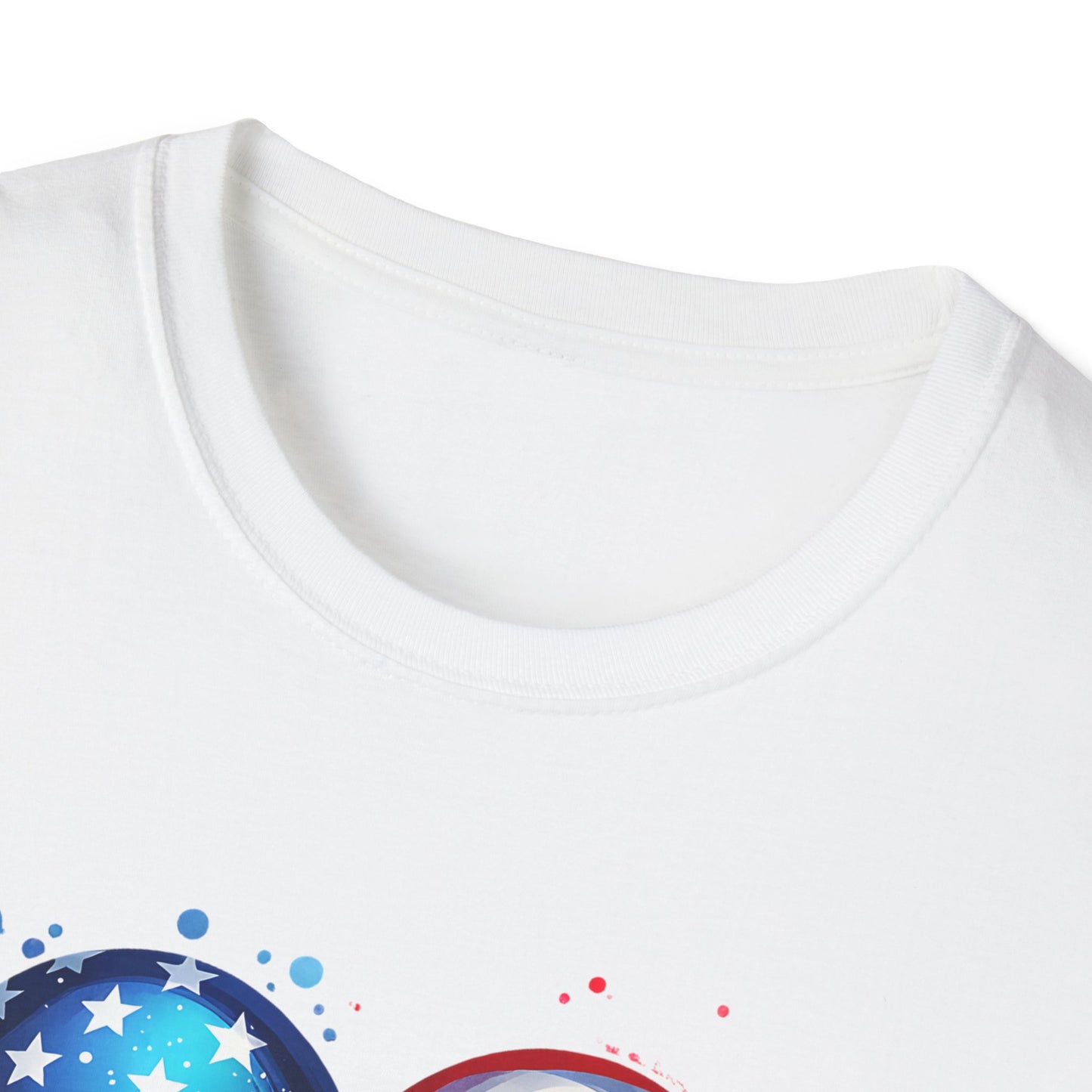 All American Heart Patriotic Unisex Graphic T-Shirt