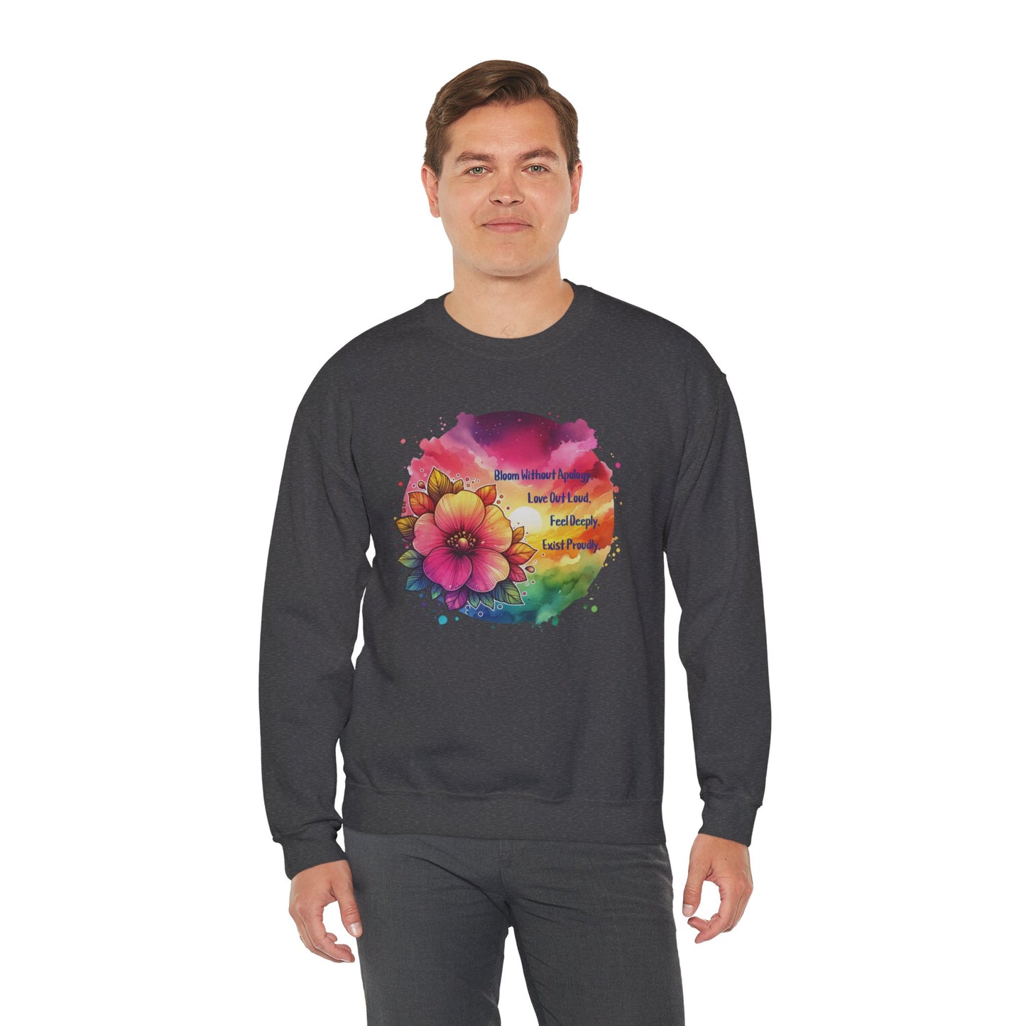 Bloom Without Apology Unisex Crewneck Sweatshirt