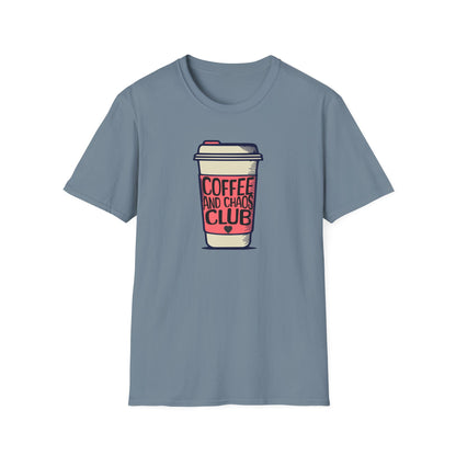 Coffee and Chaos Club Unisex T-Shirt