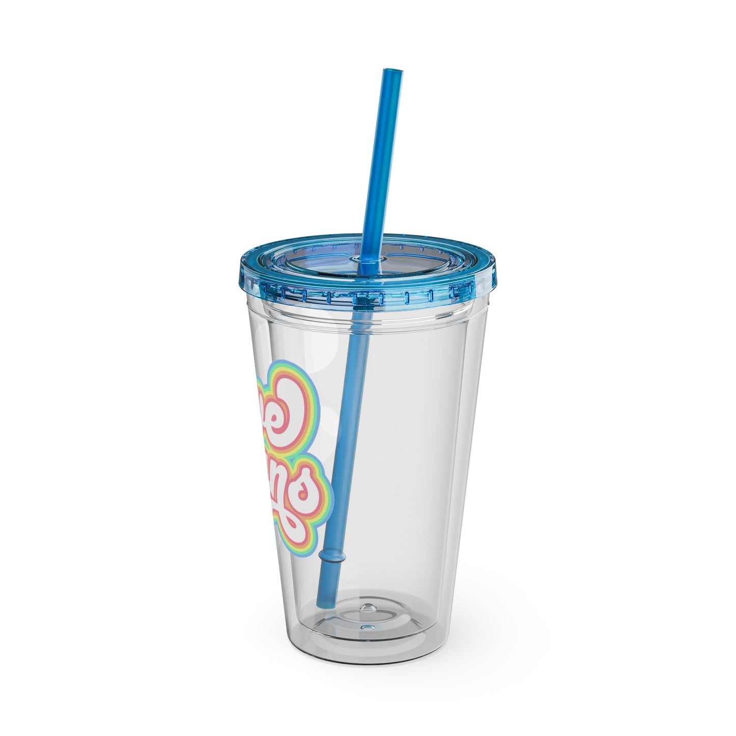 Love Wins 16oz. Insulated Tumbler with Straw
