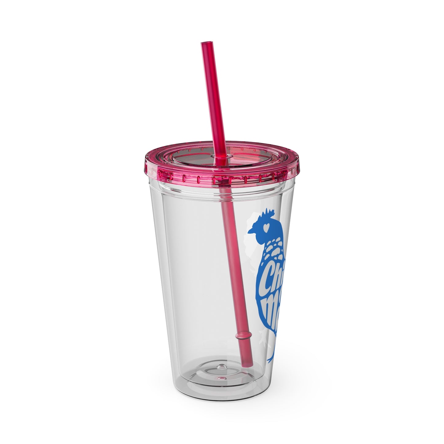 Chicken Mama 16oz Insulated Tumbler with Straw