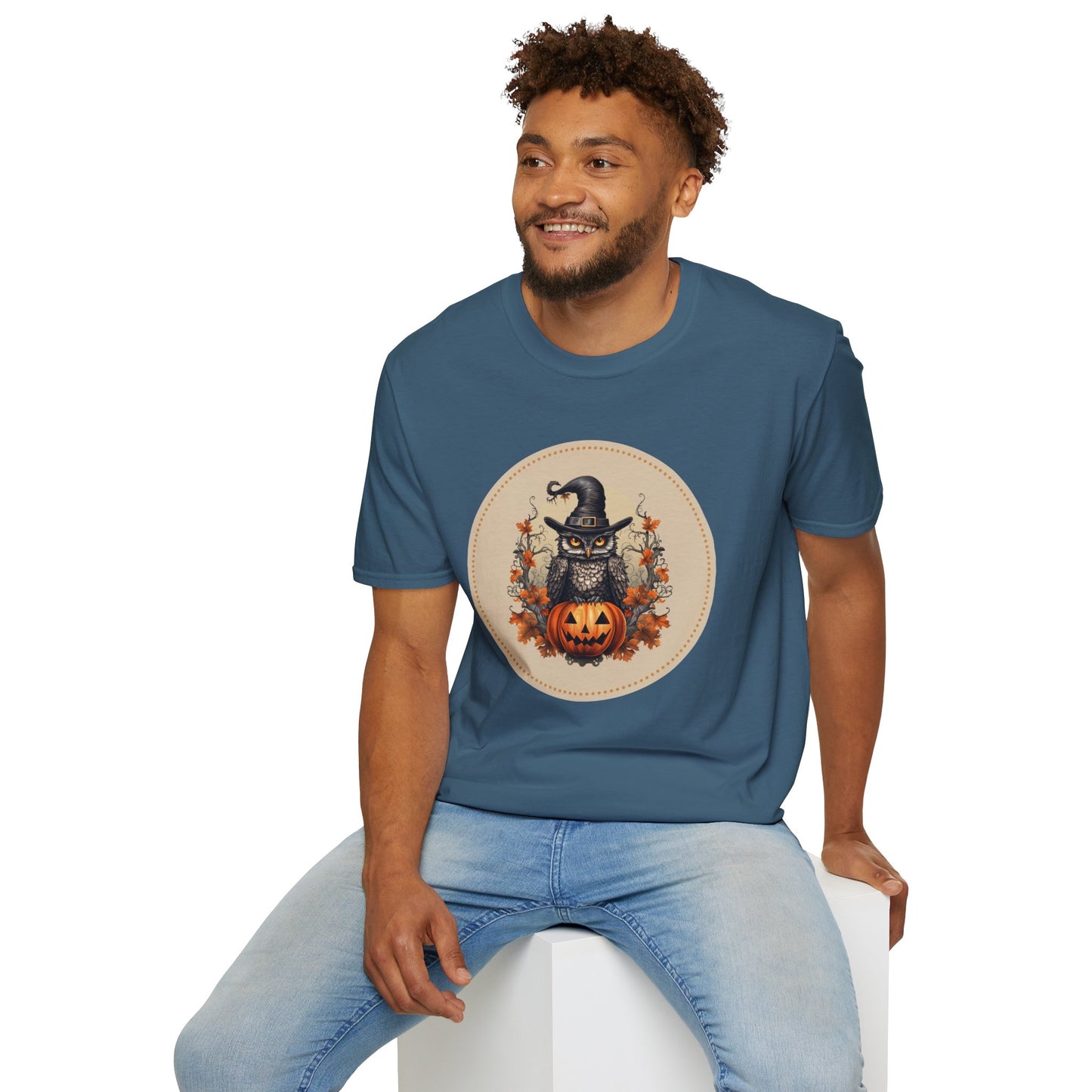 Halloween Owl Unisex Graphic T-Shirt