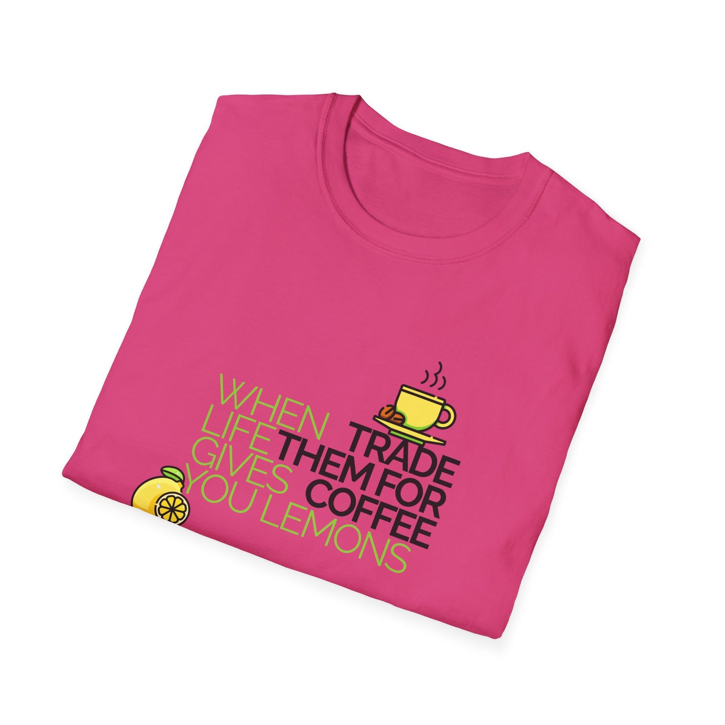 Trade Lemons for Coffee Unisex Graphic T-Shirt