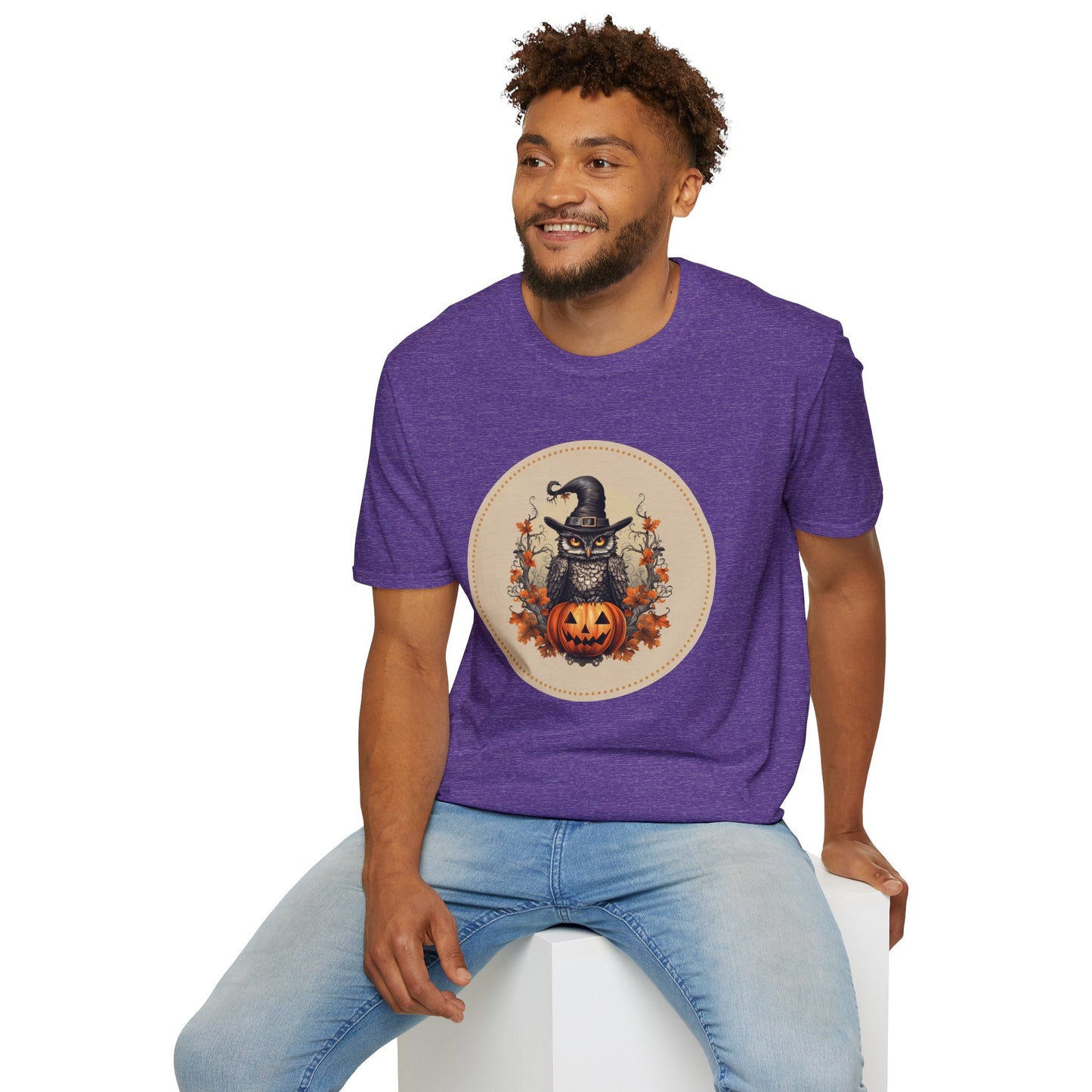 Halloween Owl Unisex Graphic T-Shirt