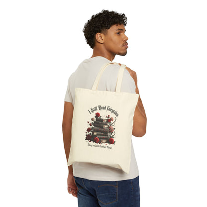 Dark Fairytale Cotton Canvas Tote Bag