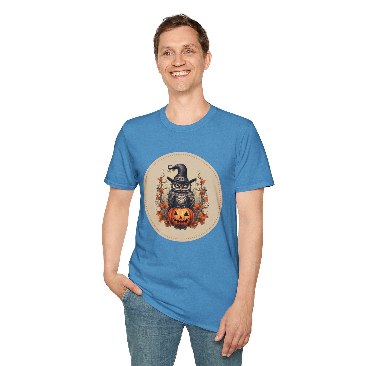 Halloween Owl Unisex Graphic T-Shirt