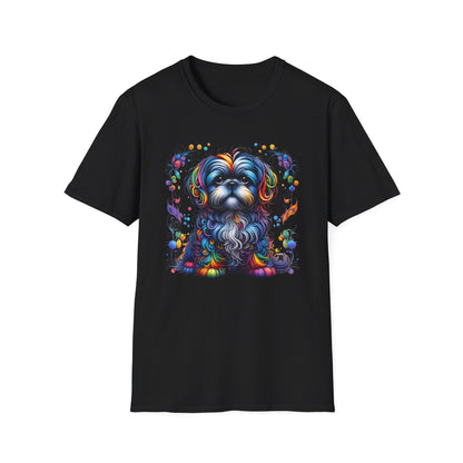 Colorful Shih Tzu Unisex Graphic T-Shirt