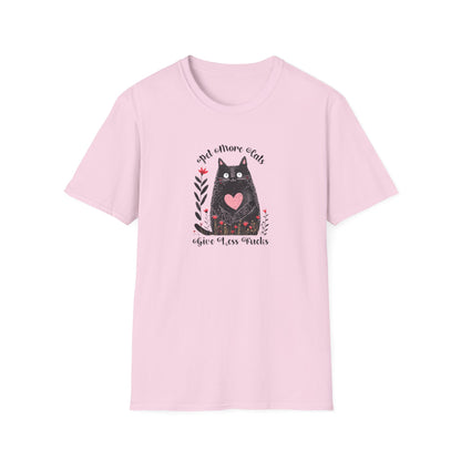 Pet More Cats Give Less F*cks Unisex T-Shirt