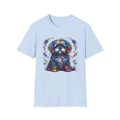 Colorful Shih Tzu Unisex Graphic T-Shirt